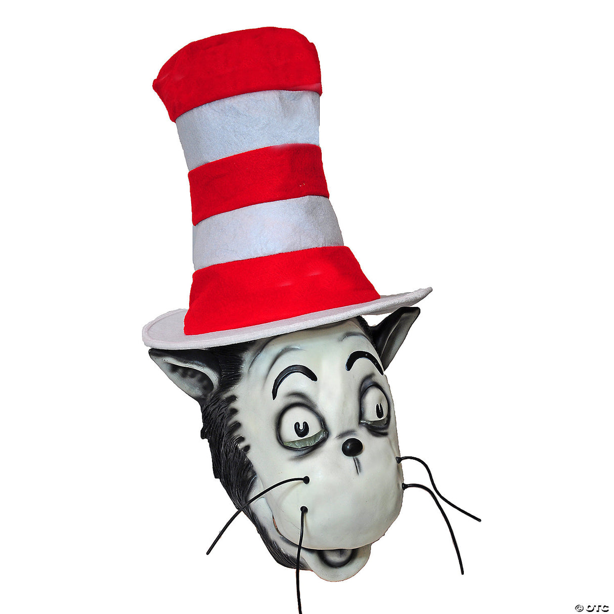 Cat In The Hat Mask And Hat - Halloween Mask Horror Costume Accessory
