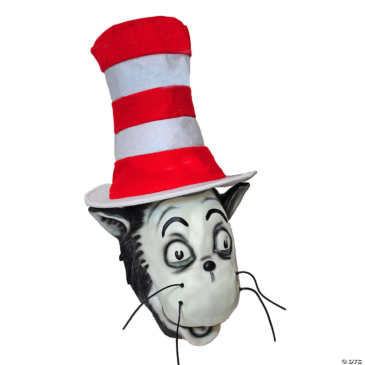 Cat In The Hat Mask And Hat - Halloween Mask Horror Costume Accessory