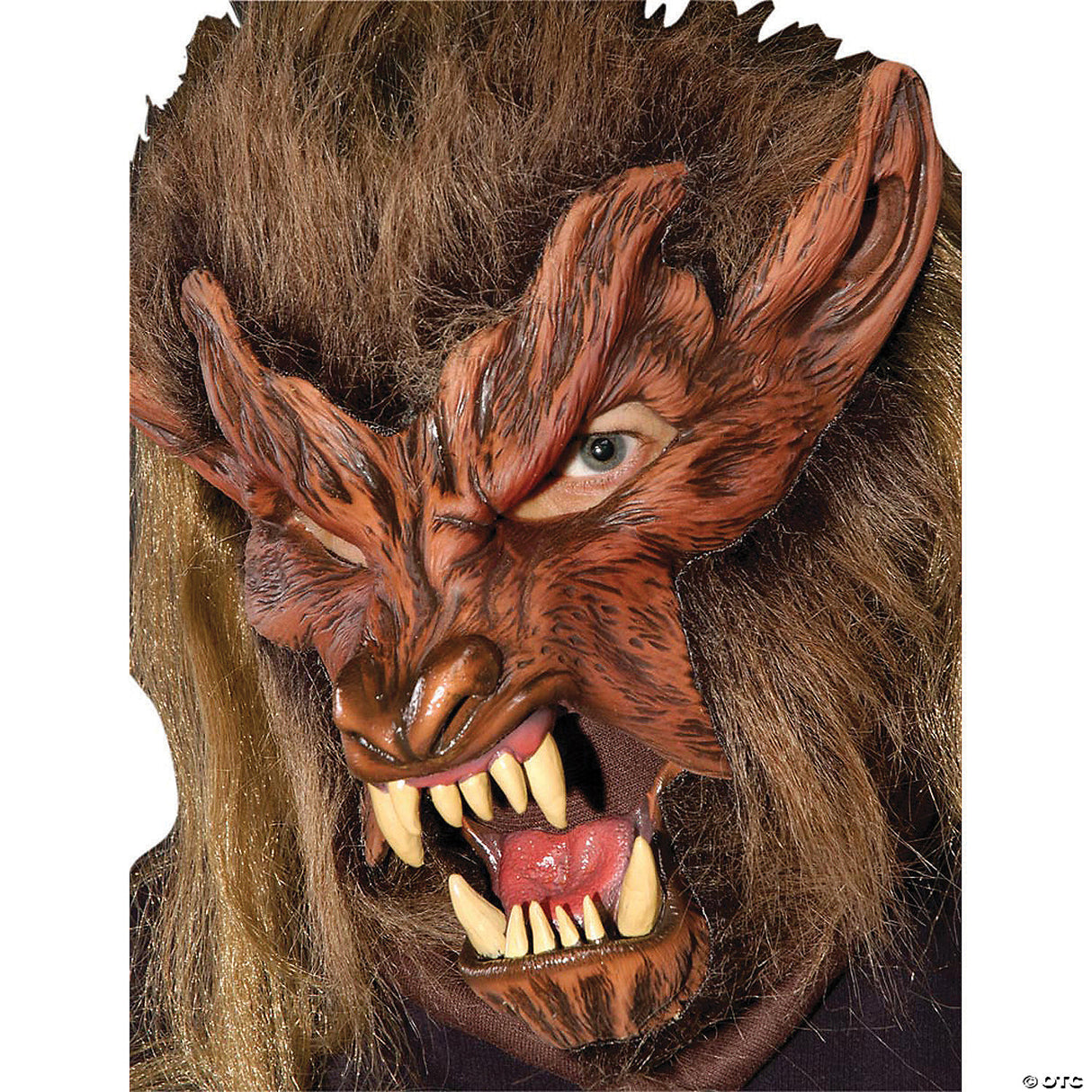 Men's Halloween Lone Wolf Mask - Adult Halloween Costume Accessory Party Dress U