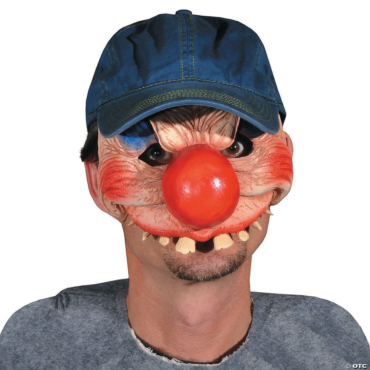 Adult's Clowning Around Mask - Funny Circus Halloween Costume Accessory Prop