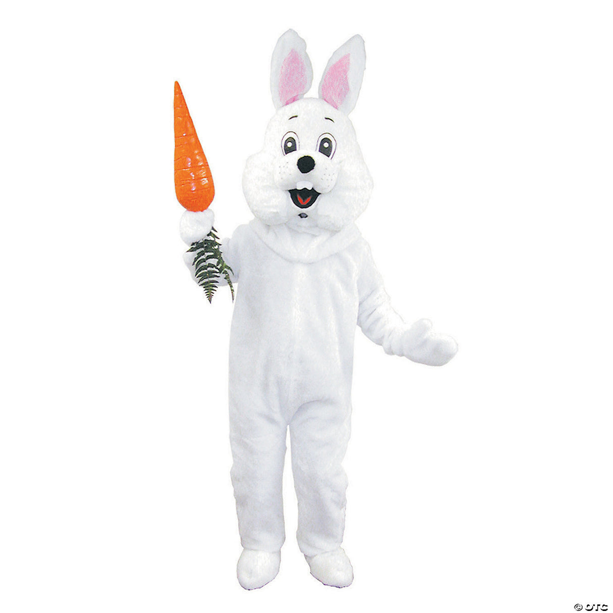 Deluxe Adult Bunny Mascot Costume – Easter Halloween Party Cosplay Outfit
