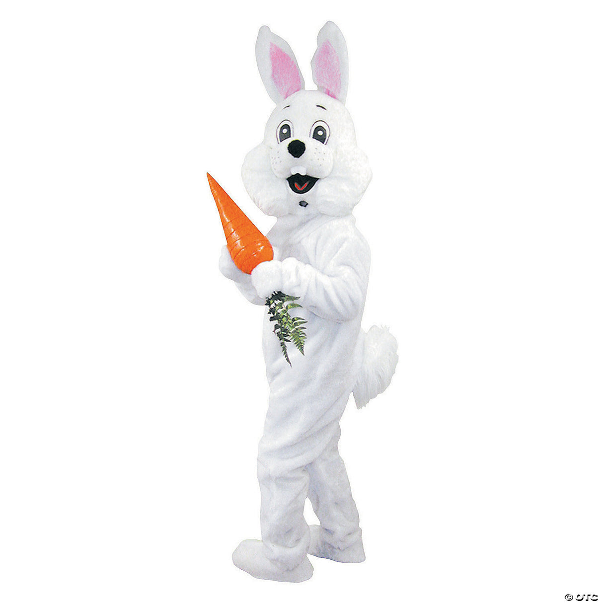 Deluxe Adult Bunny Mascot Costume – Easter Halloween Party Cosplay Outfit