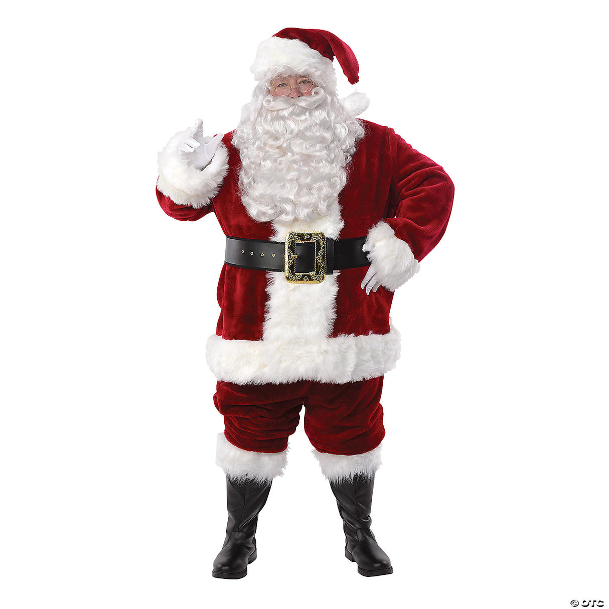 Adult Men’s Majestic Santa Claus Suit Costume - Medium