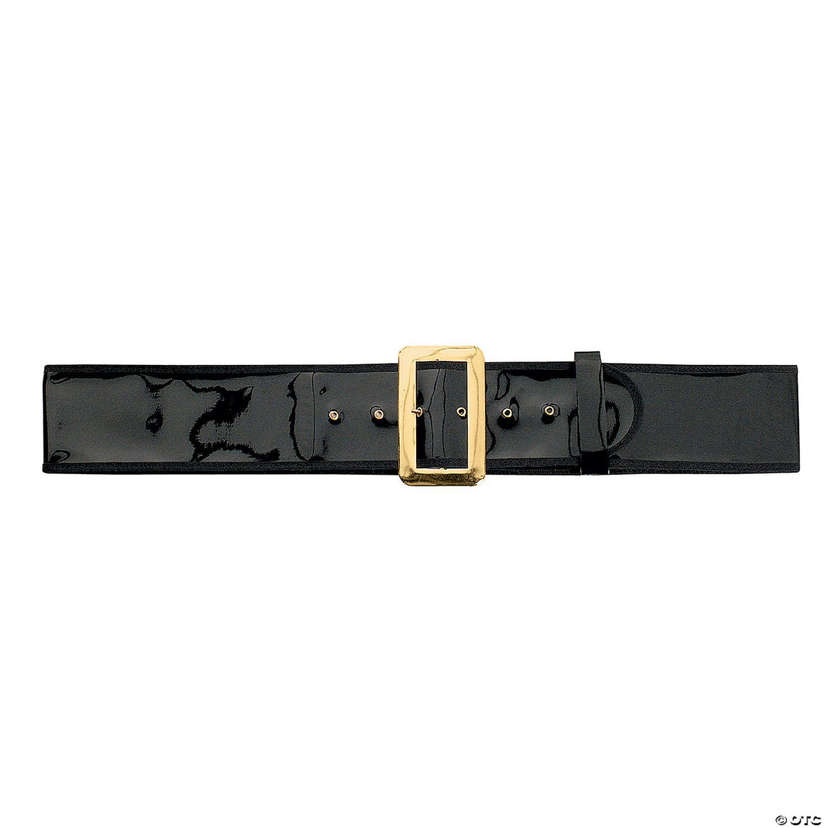 Patent Leather Santa Belt - Christmas Decoration Holiday Prop & Santa Accessory