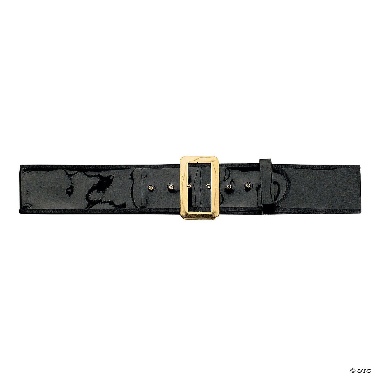 Patent Leather Santa Belt - Christmas Decoration Holiday Prop & Santa Accessory