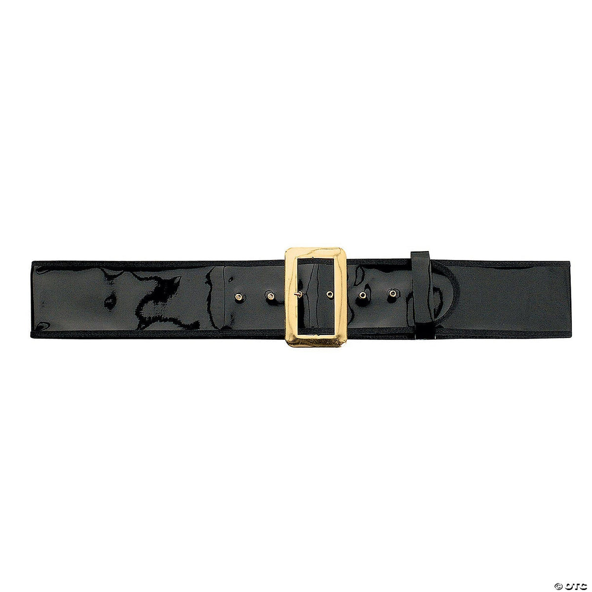 Patent Leather Santa Belt - Christmas Decoration Holiday Prop & Santa Accessory