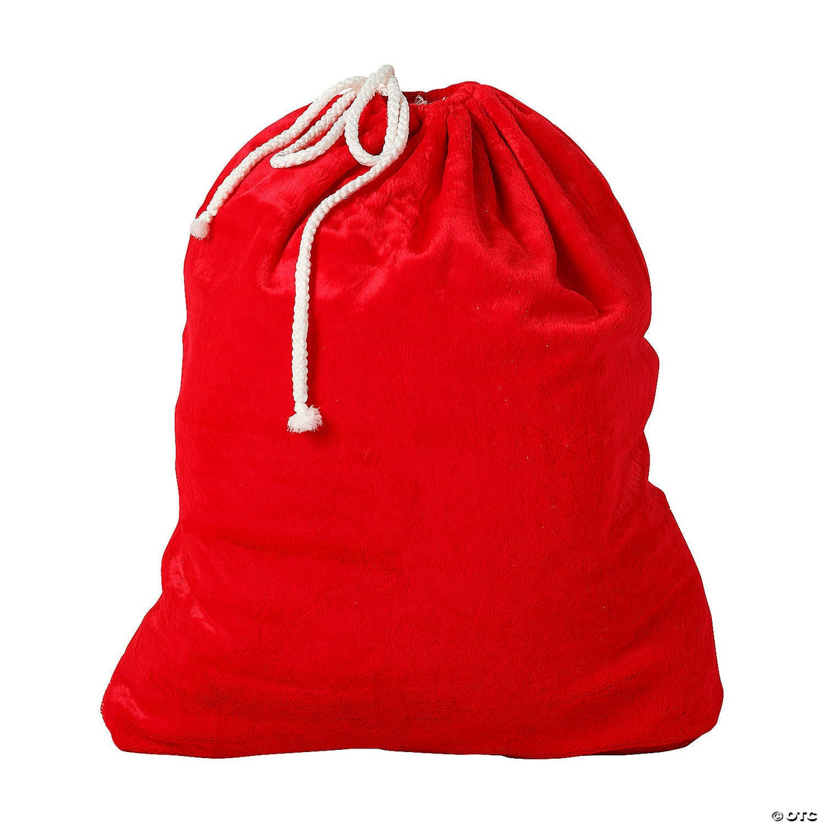 Plush Santa Toy Bag - Christmas Decoration Holiday Prop & Santa Accessory