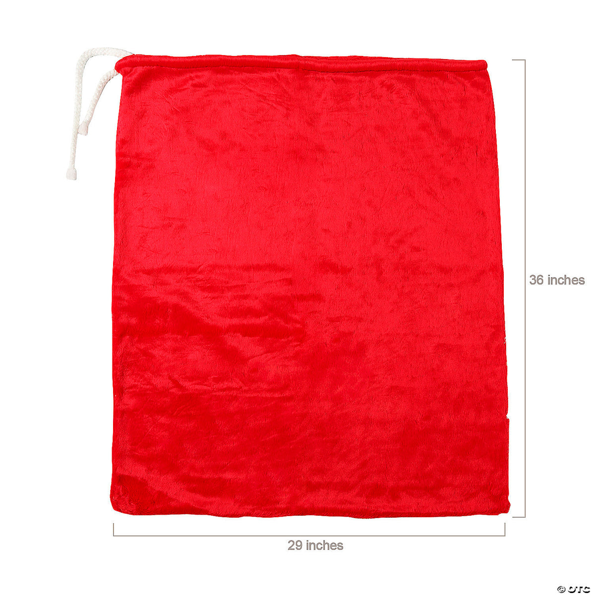 Plush Santa Toy Bag - Christmas Decoration Holiday Prop & Santa Accessory