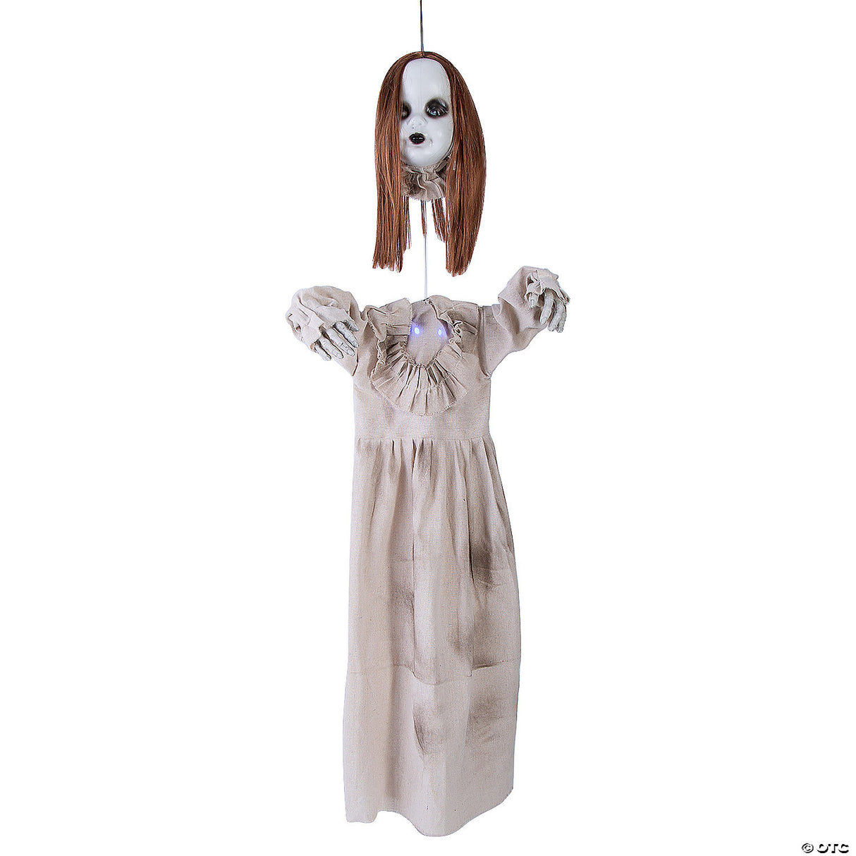 39 1/4" Hanging Girl Red-haired Light-up Doll With Separated Head