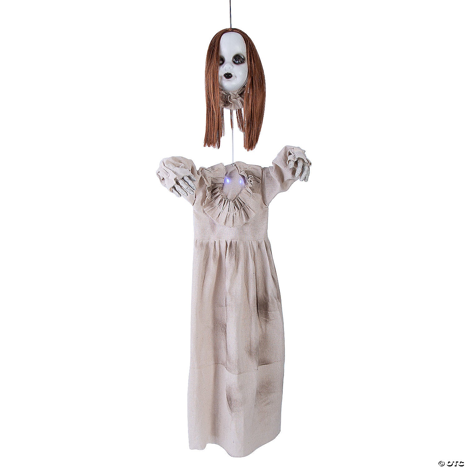 39 1/4" Hanging Girl Red-haired Light-up Doll With Separated Head