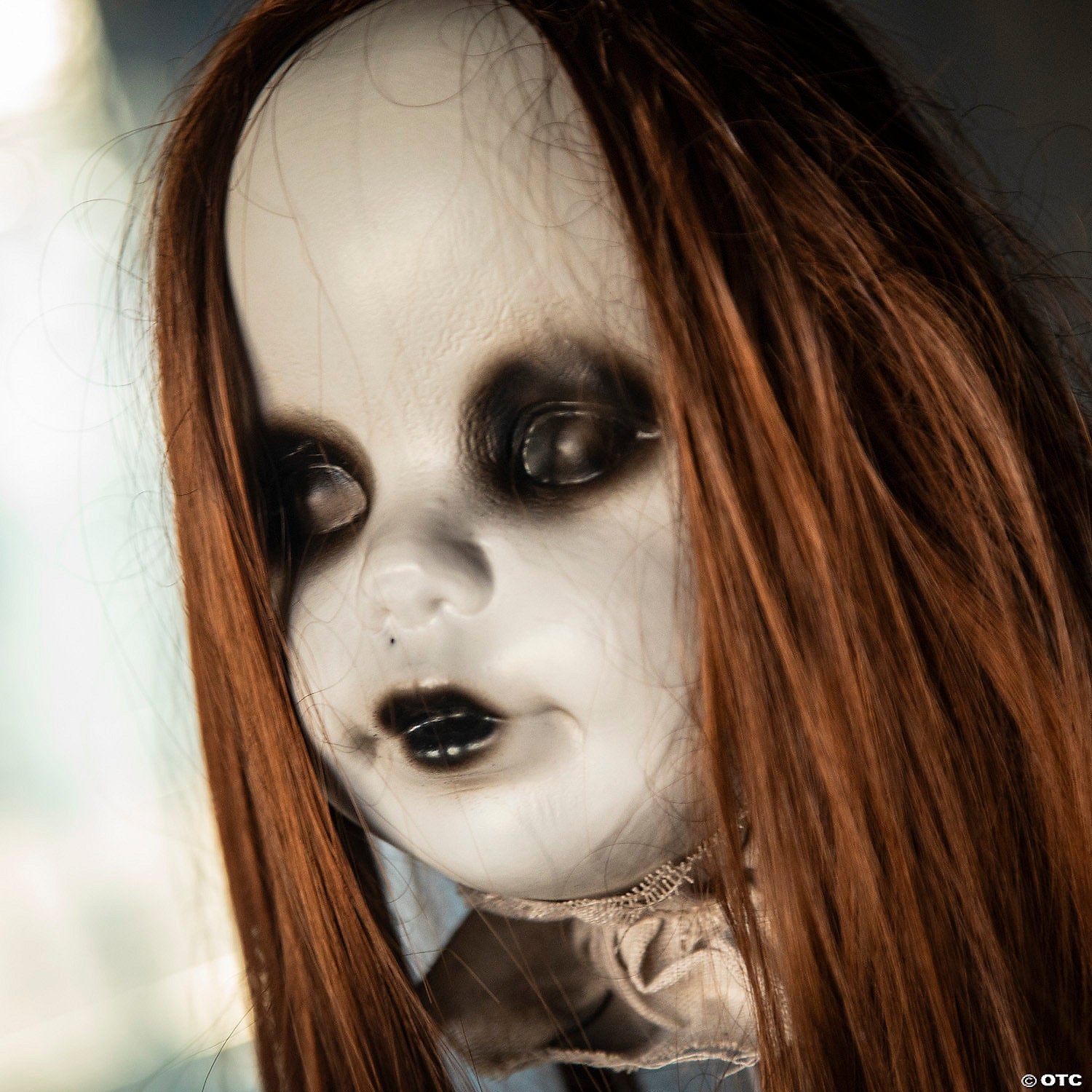 39 1/4" Hanging Girl Red-haired Light-up Doll With Separated Head