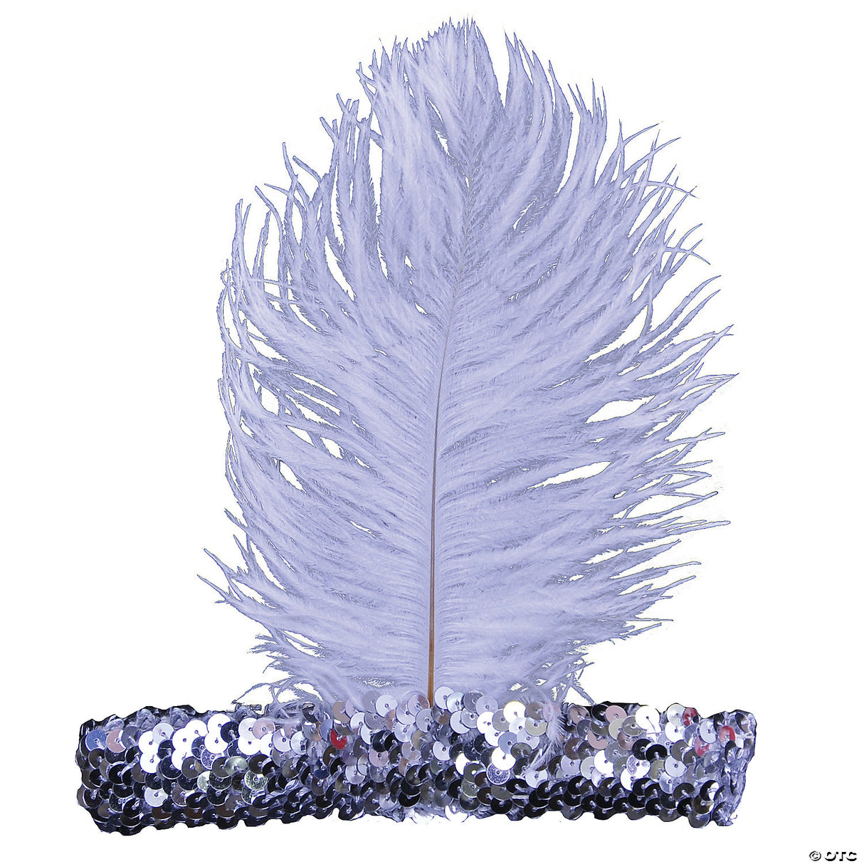 FLAPPER HEADBAND-SILVER