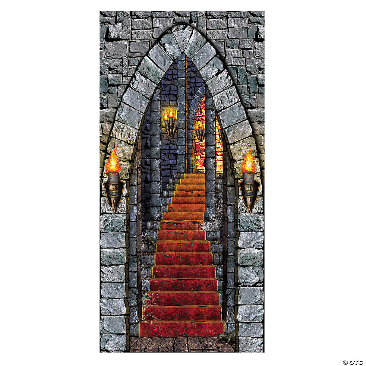 Castle Entrance Door Cover – Haunted House Halloween Party Prop Decoration