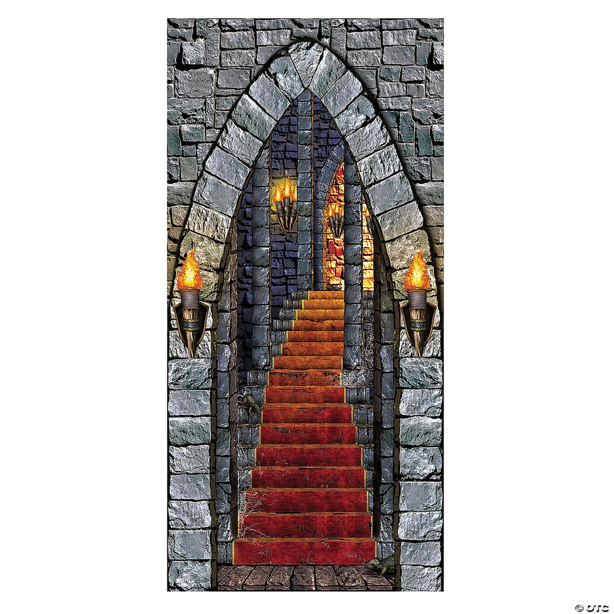 Castle Entrance Door Cover – Haunted House Halloween Party Prop Decoration