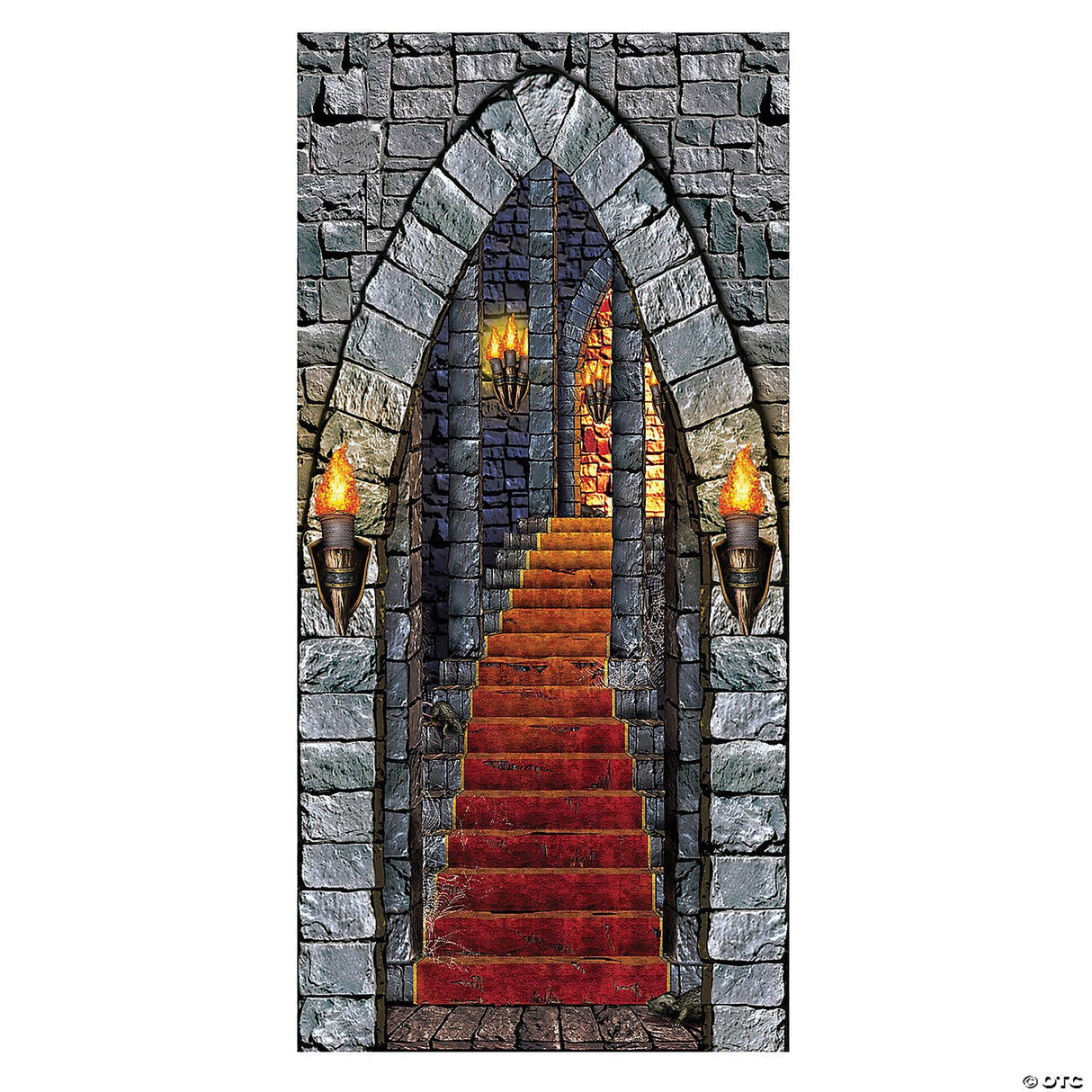 Castle Entrance Door Cover – Haunted House Halloween Party Prop Decoration