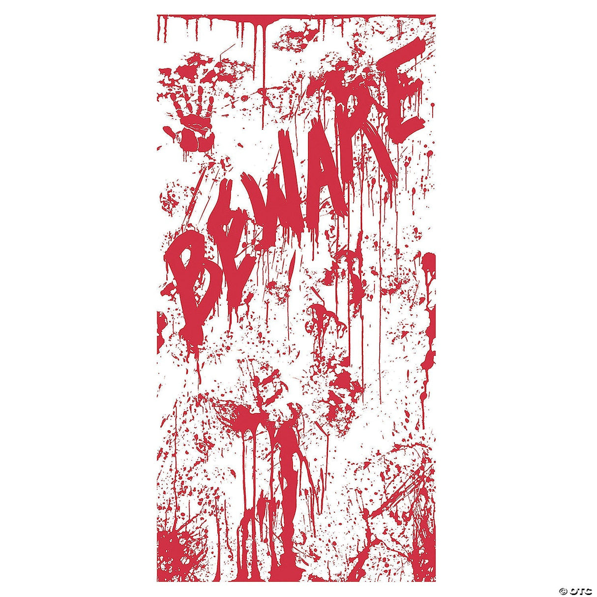 Bloody Door Cover – Haunted House Halloween Party Wall Decoration Prop