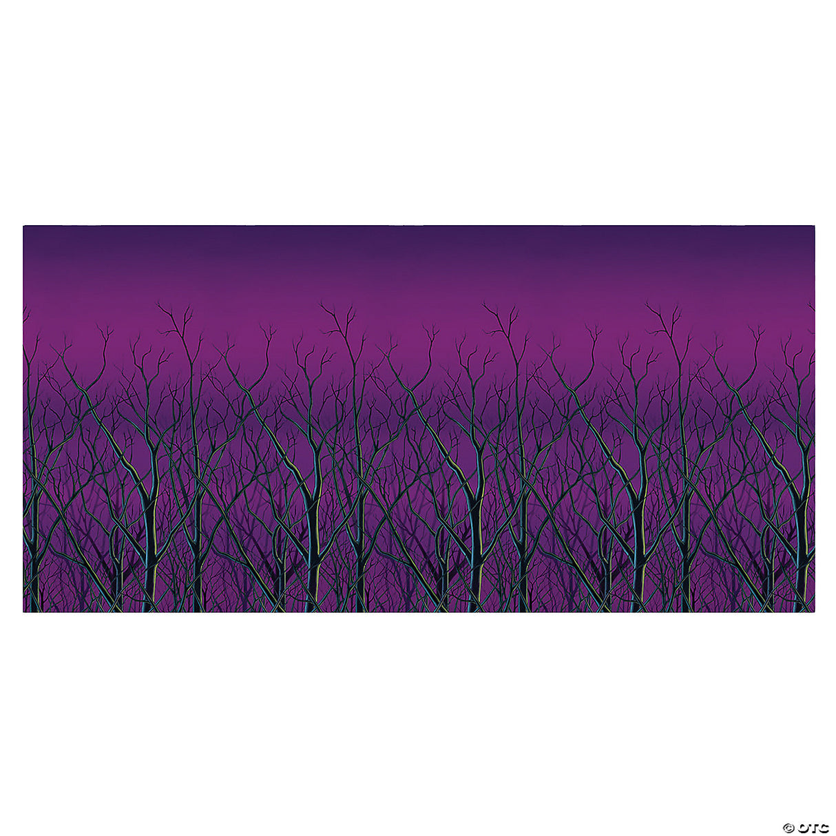 Spooky Forest Backdrop – Halloween Scene Setter Wall Decoration Party Prop