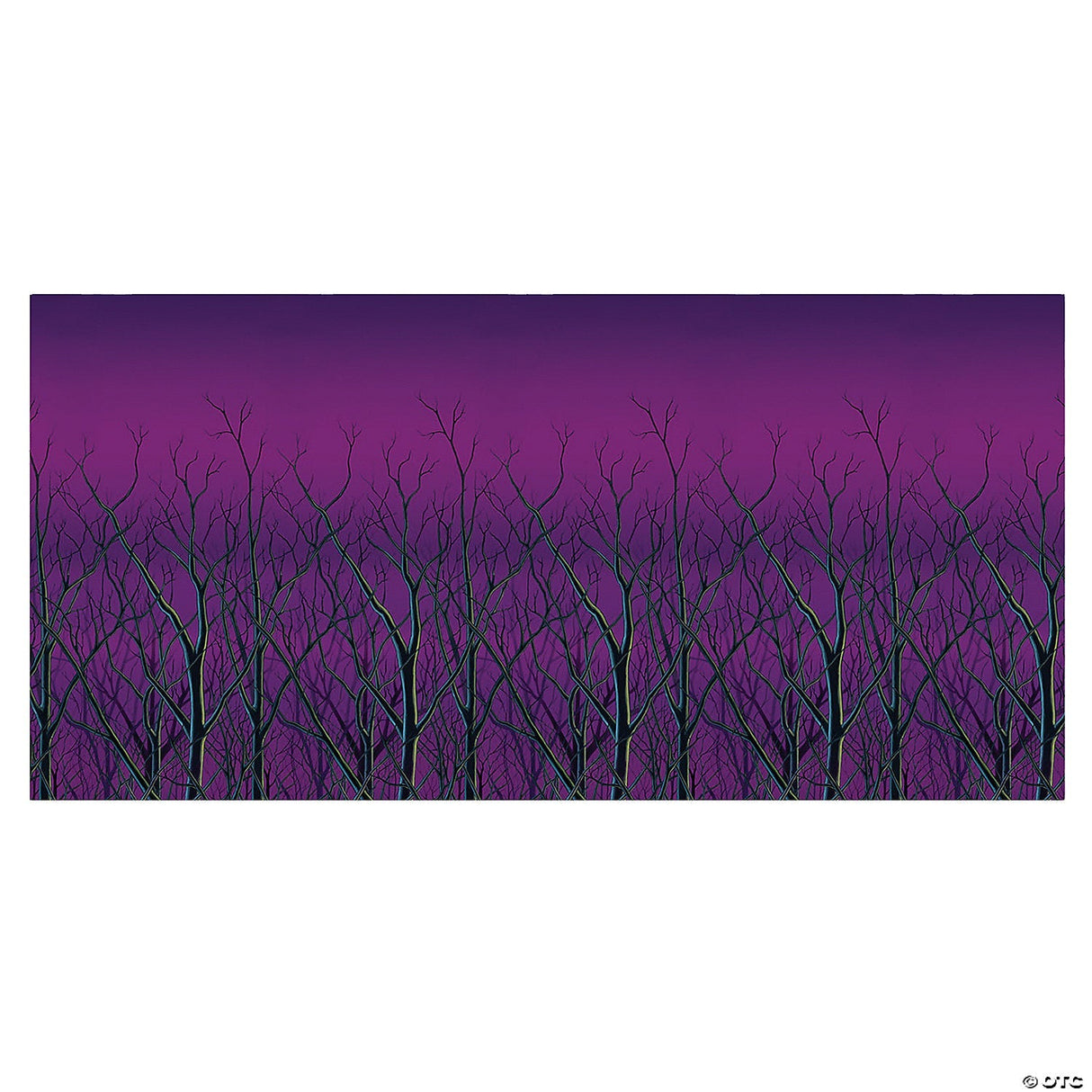 Spooky Forest Backdrop – Halloween Scene Setter Wall Decoration Party Prop