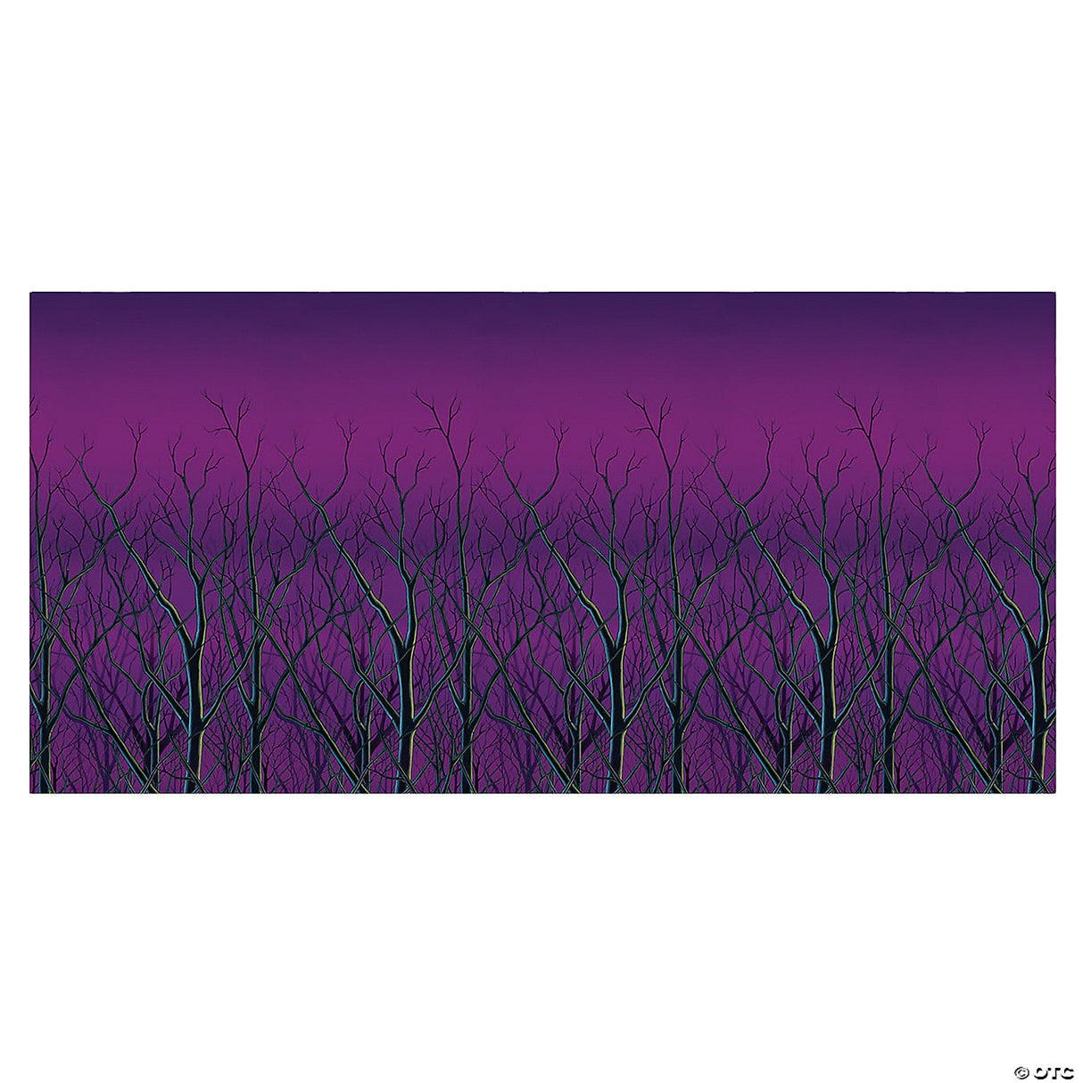Spooky Forest Backdrop – Halloween Scene Setter Wall Decoration Party Prop