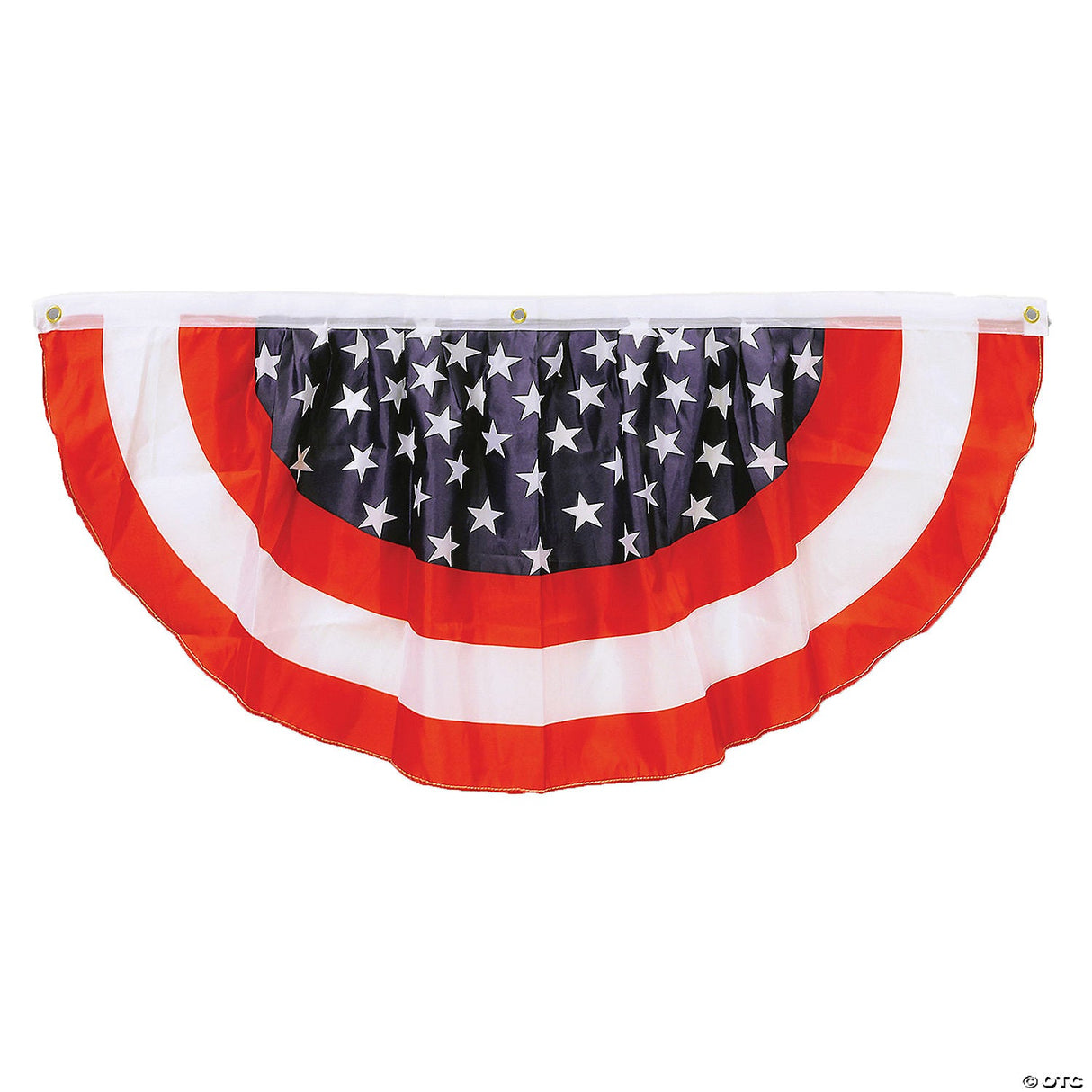 Stars & Stripes Fabric Bunting – Patriotic Party Decoration Prop 4th of July Ban