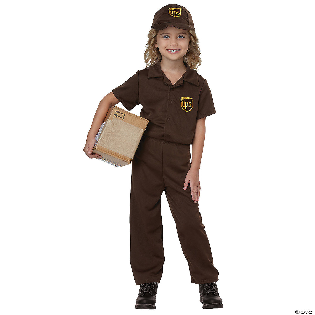 Toddler UPS Driver Costume - Toddler Halloween Costume Cosplay Dress Up & Party