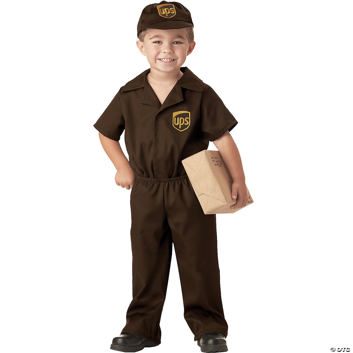 Toddler UPS Driver Costume - Toddler Halloween Costume Cosplay Dress Up & Party