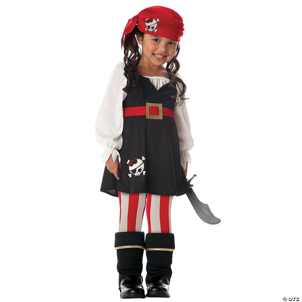 TODDLER PRECIOUS LIL PIRATE COSTUME - Toddler Halloween Costume Cosplay Dress Up
