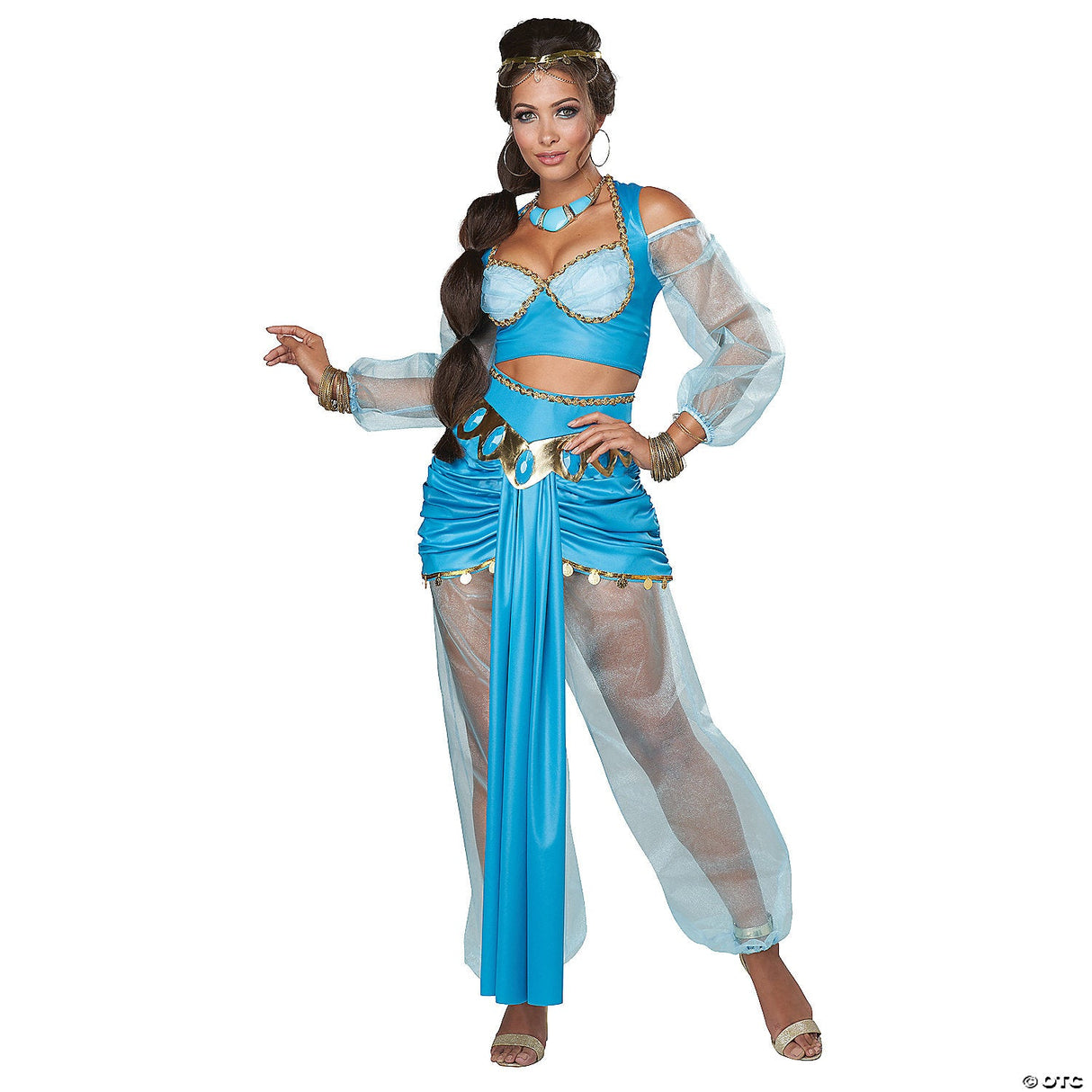 Women’s Arabian Princess Costume – Genie Belly Dancer Cosplay CC01410