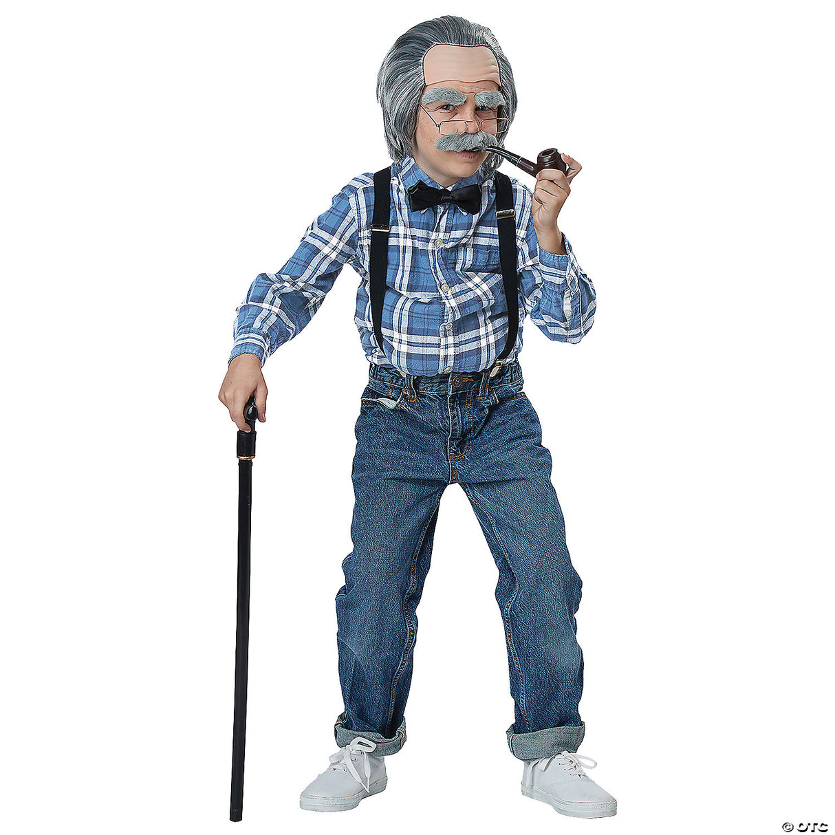 Child's Old Man Costume Kit - Kids Halloween Costume Cosplay & Party Outfit