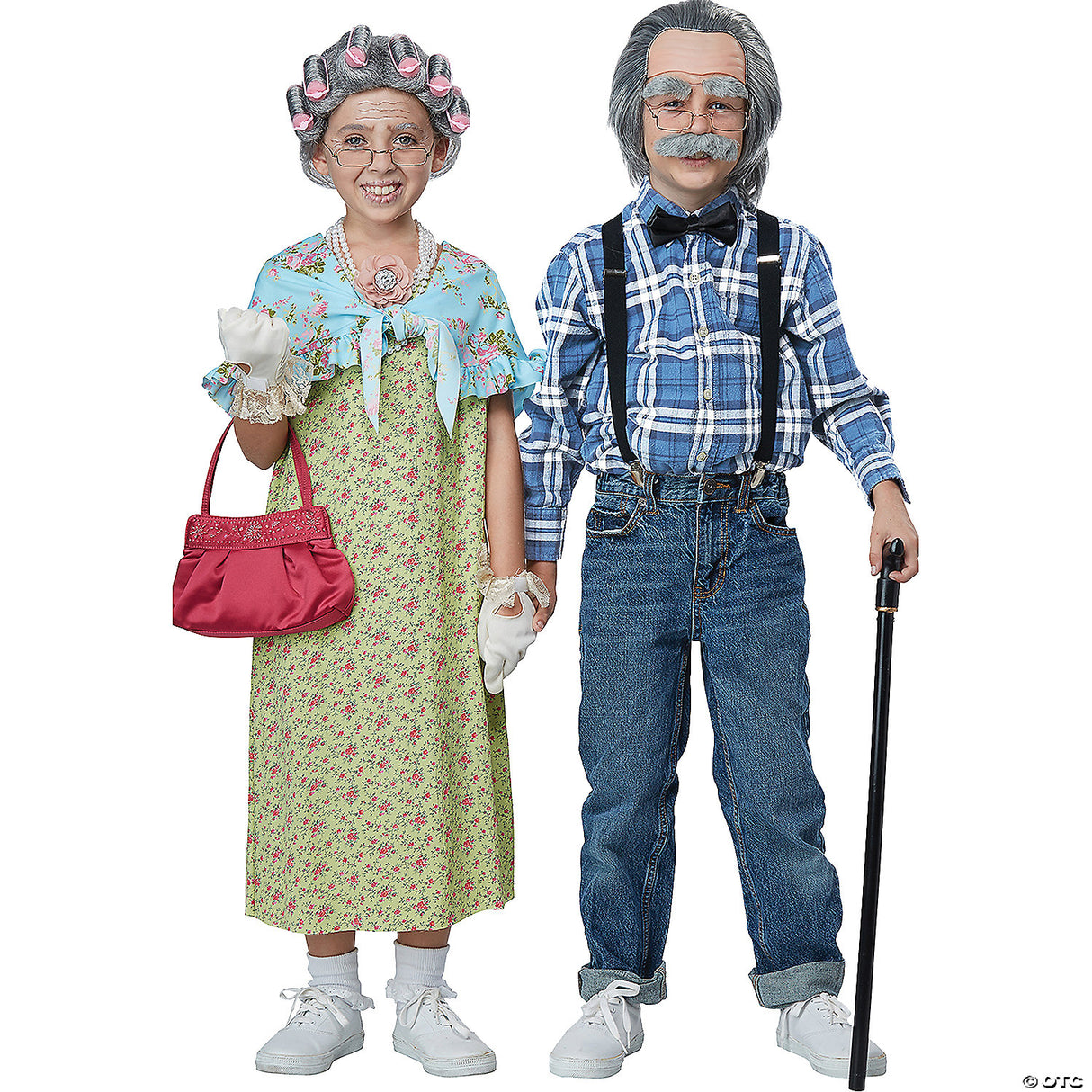 Child's Old Man Costume Kit - Kids Halloween Costume Cosplay & Party Outfit