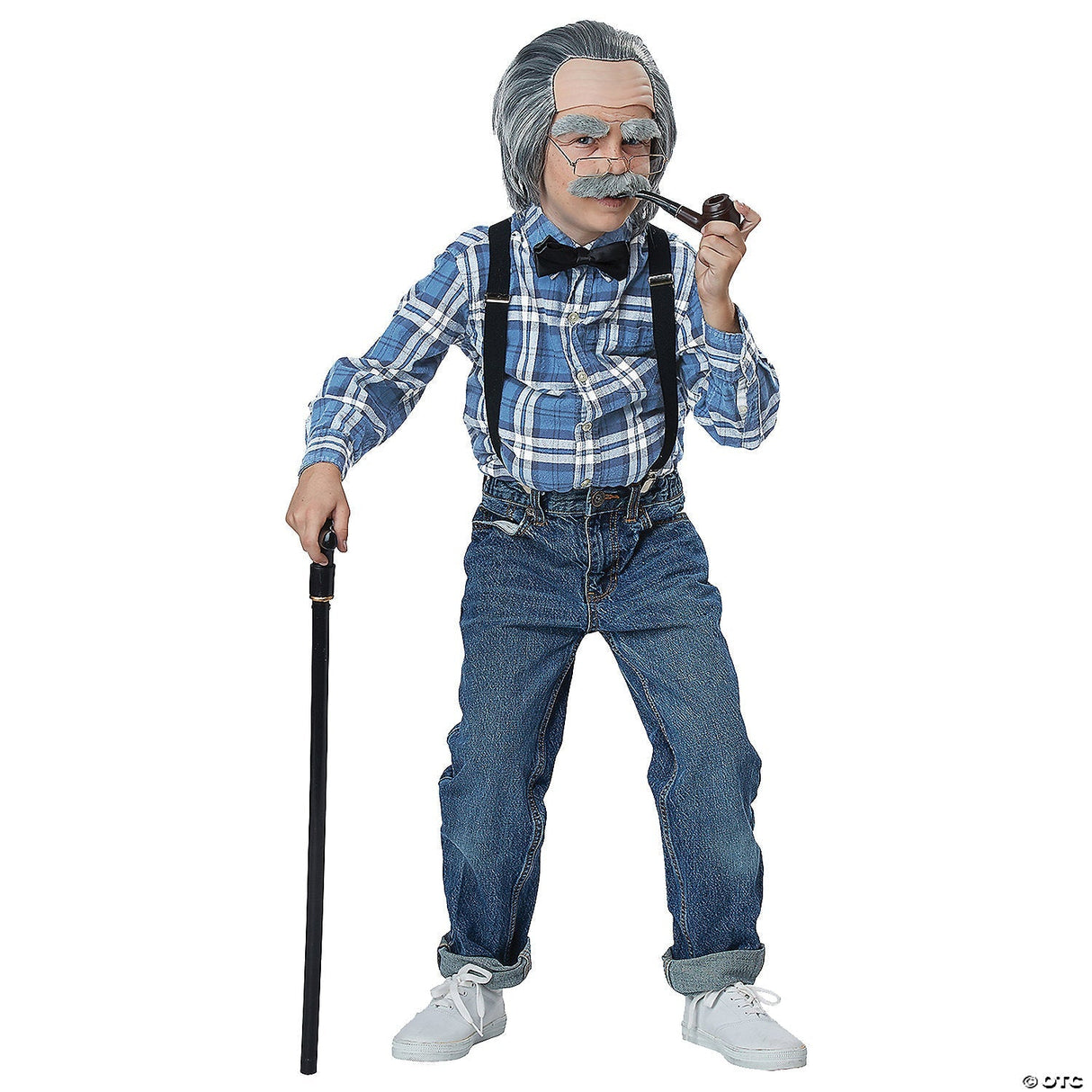 Child's Old Man Costume Kit - Kids Halloween Costume Cosplay & Party Outfit