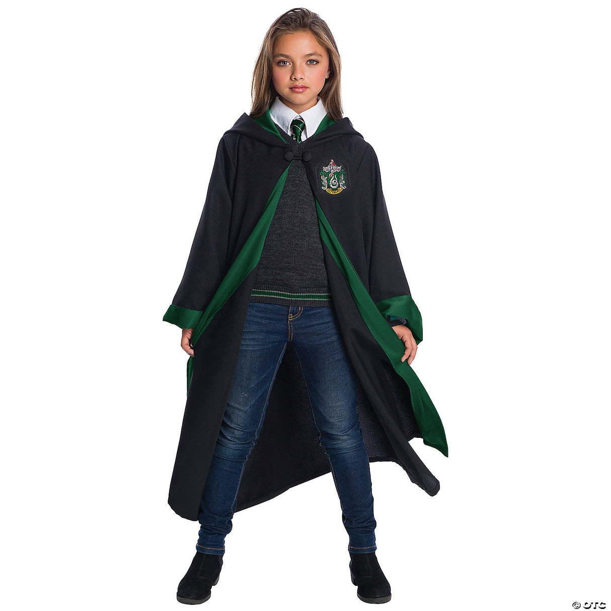 CHILD'S DELUXE SLYTHERIN-MD - Kids Halloween Costume Cosplay & Party Outfit