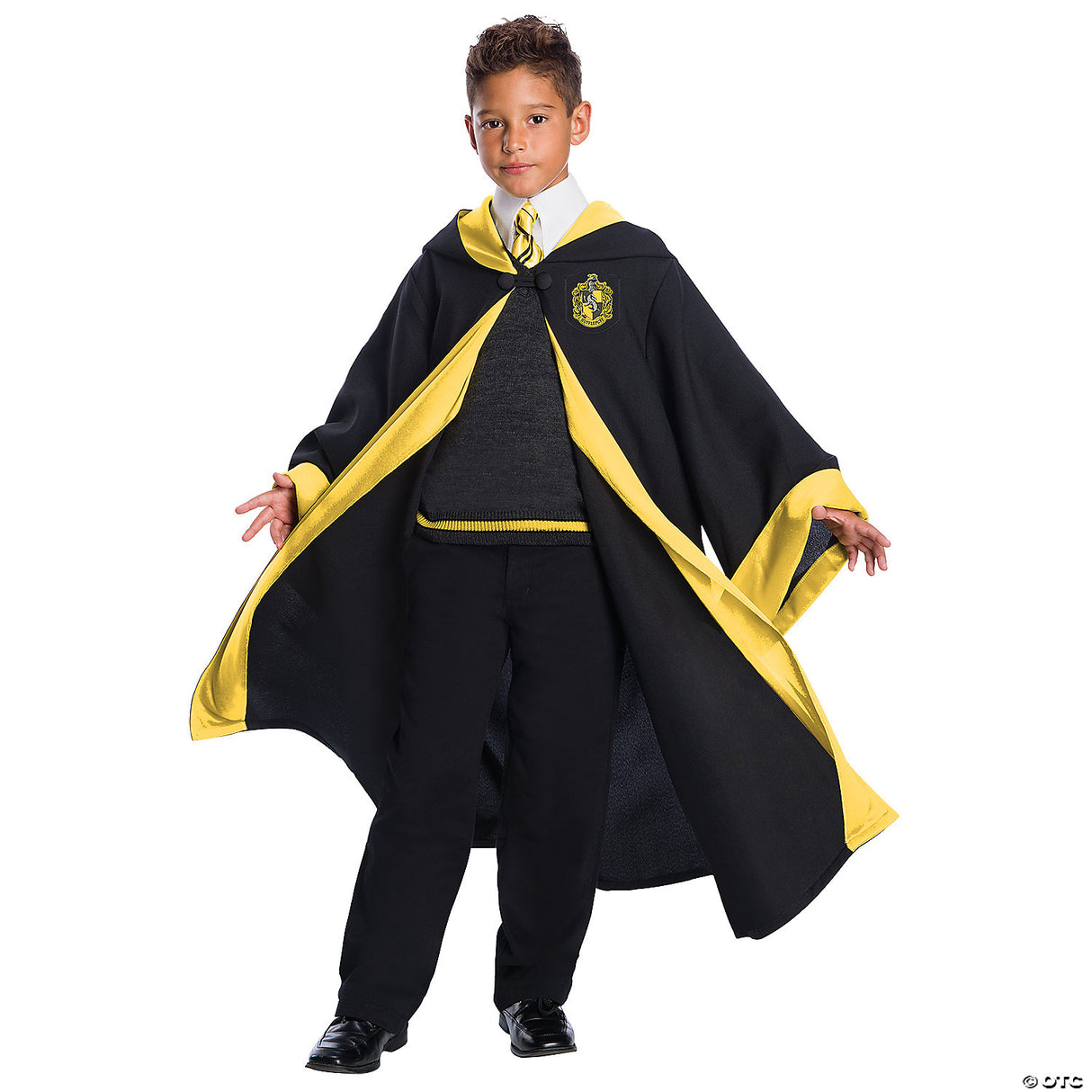 CHILD'S DELUXE HUFFLEPUFF-SM - Kids Halloween Costume Cosplay & Party Outfit