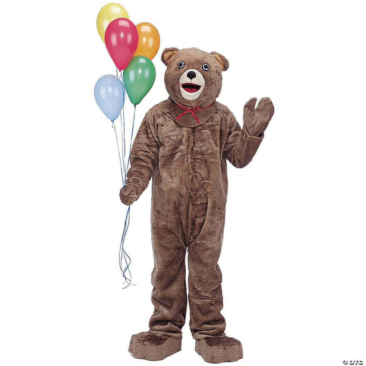 Adult's Complete Teddy Bear Mascot Costume - Halloween Costume Accessory Party