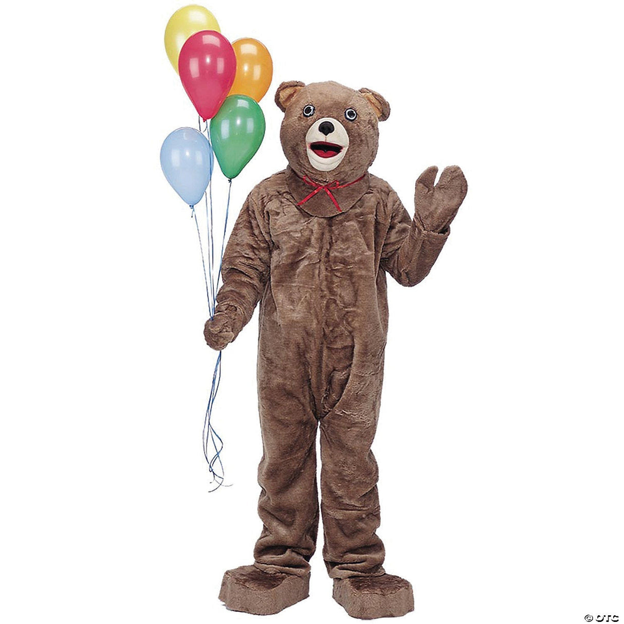 Adult's Complete Teddy Bear Mascot Costume - Halloween Costume Accessory Party
