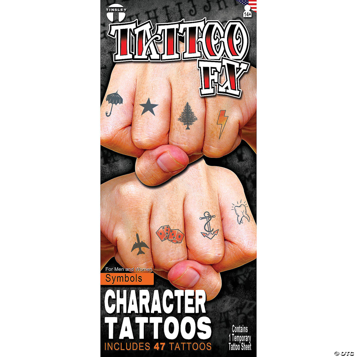 Tattoo Set For The Fingers Symbols
