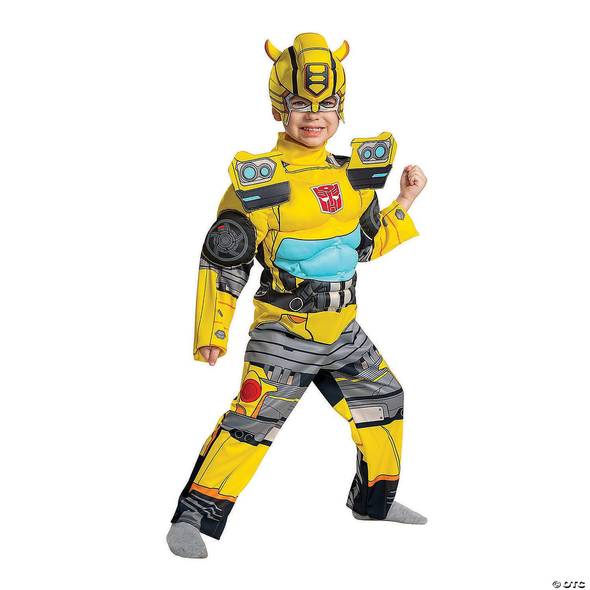 Toddler's Muscle Transformers Bumblebee Costume - Toddler Halloween Costume