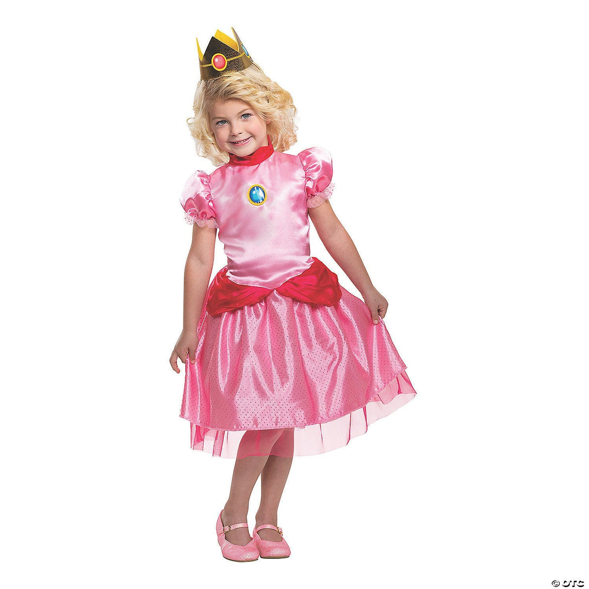 PRINCESS PEACH TD CSTM 3T-4T - Toddler Halloween Costume Cosplay Dress Up - Baby