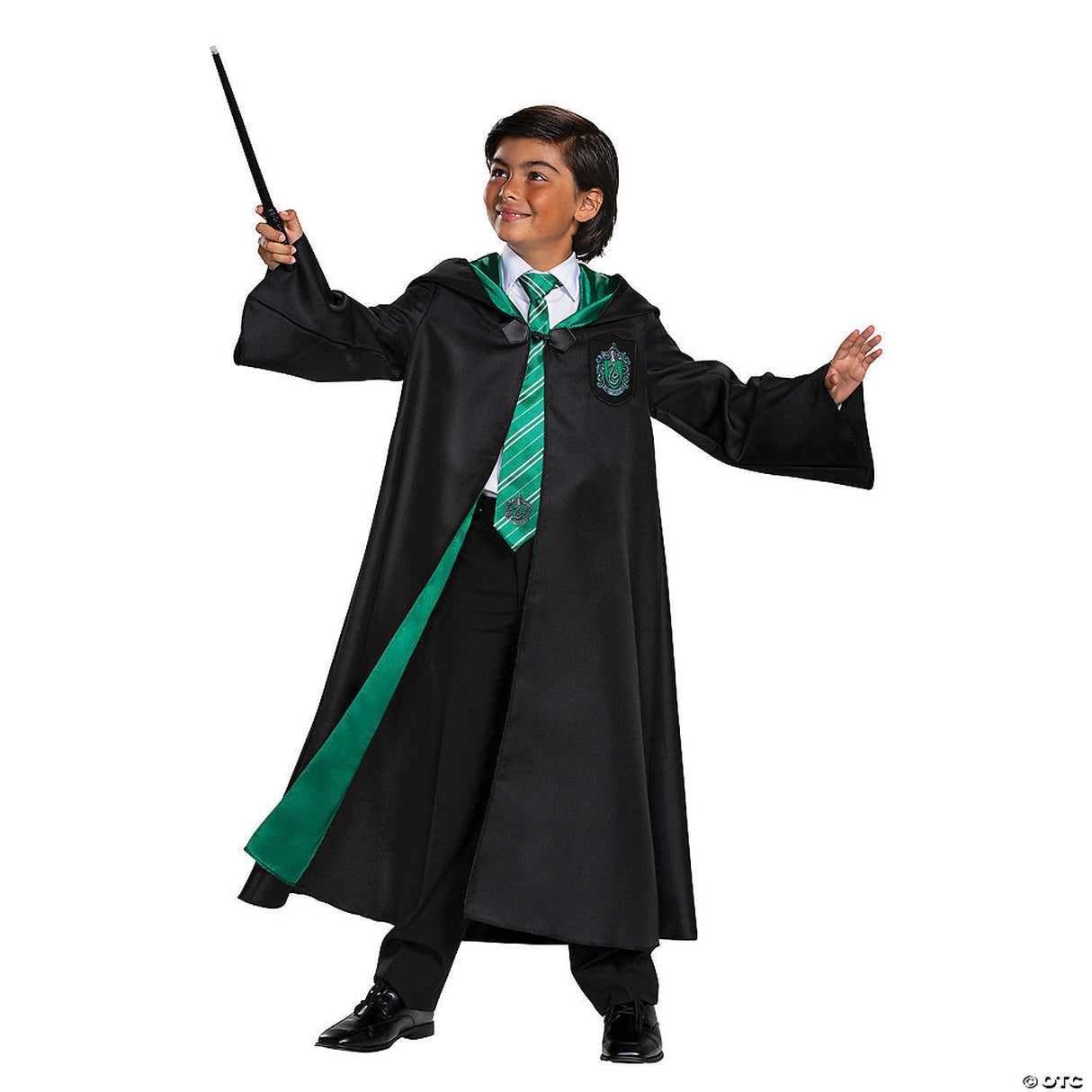 SLYTHERIN ROBE DELUXE-CHILD SMALL - Kids Halloween Costume Cosplay Party Outfit
