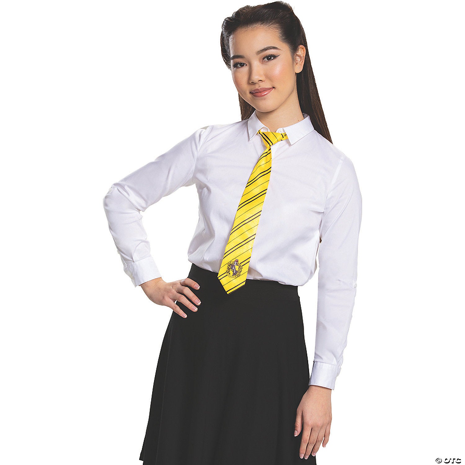 Hufflepuff Tie Adult – Harry Potter Wizarding World Hogwarts Costume Accessory