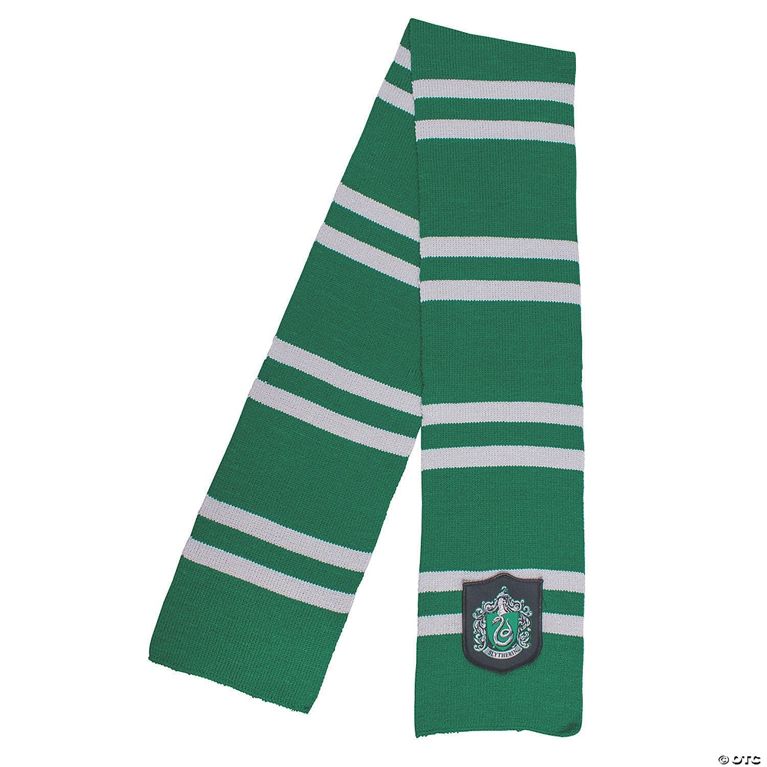 Adult Harry Potter Slytherin Scarf – Wizard Hogwarts Halloween Costume Accessory