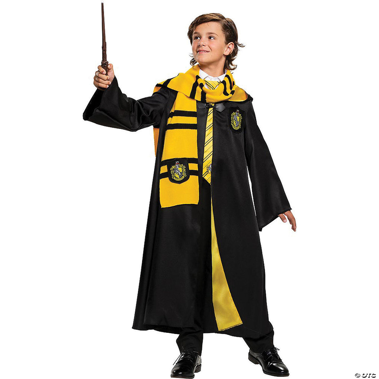 Adult Harry Potter Hufflepuff Scarf Wizard Hogwarts Halloween Costume Accessory