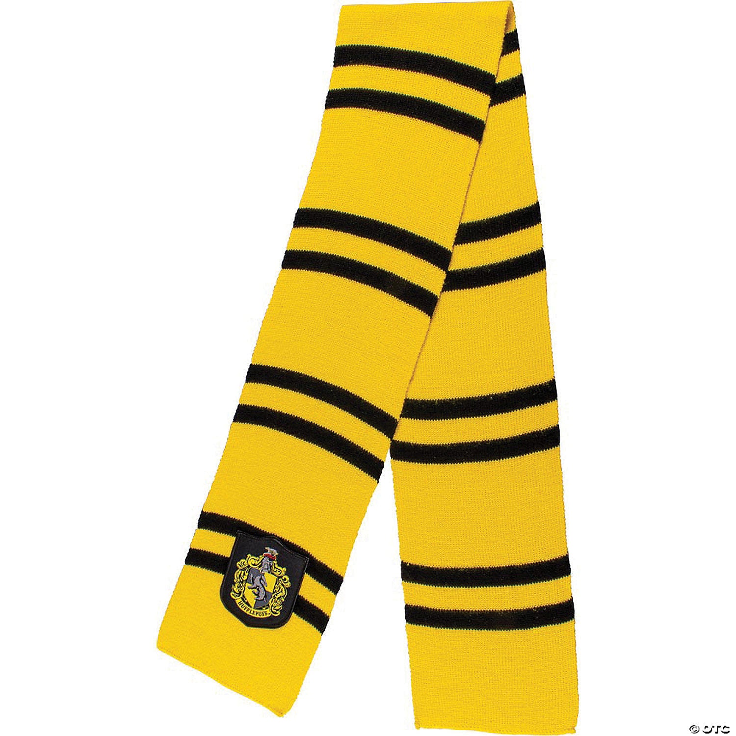Adult Harry Potter Hufflepuff Scarf Wizard Hogwarts Halloween Costume Accessory