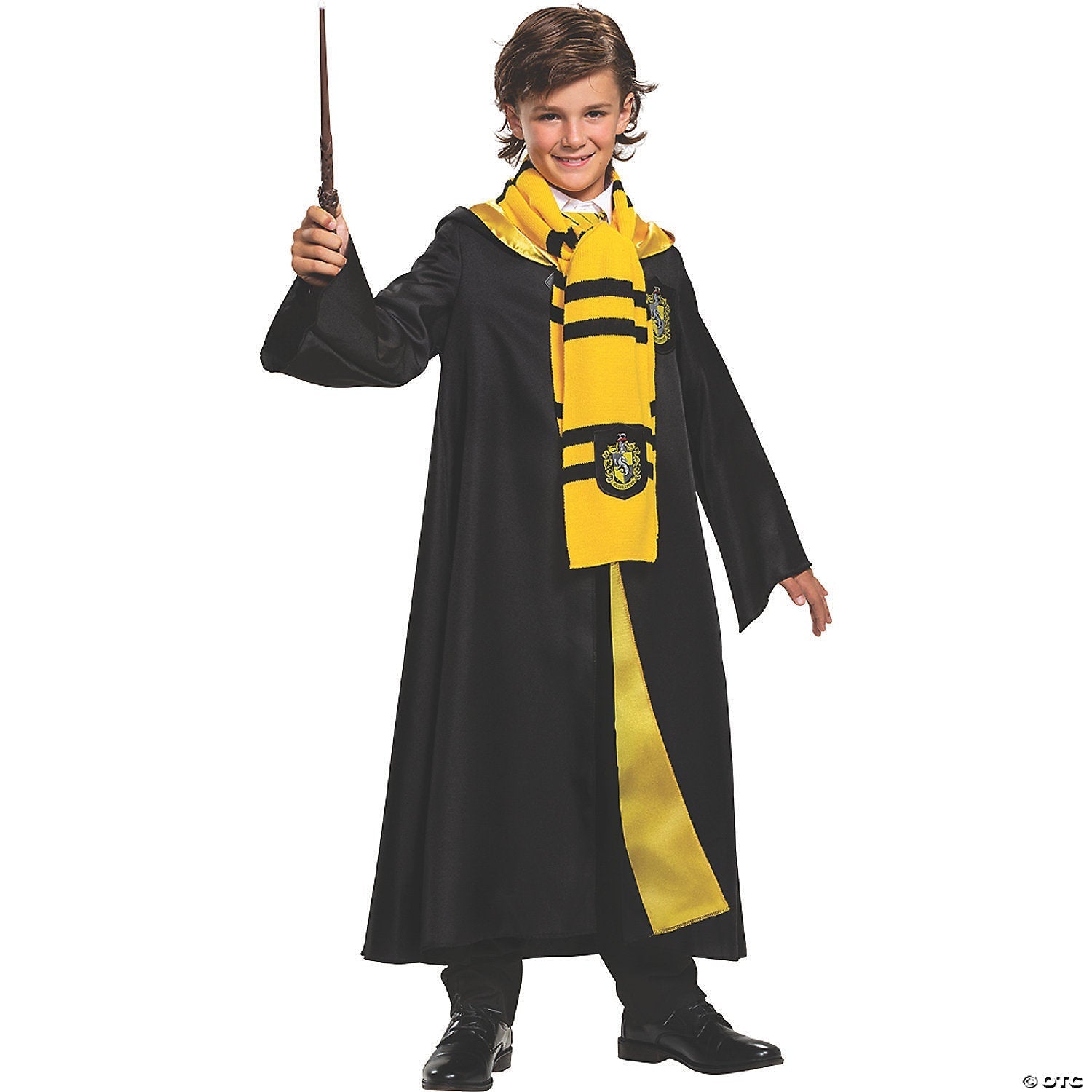 Adult Harry Potter Hufflepuff Scarf Wizard Hogwarts Halloween Costume Accessory