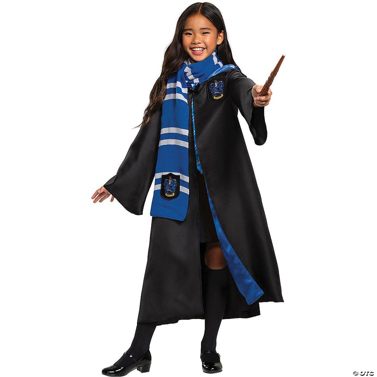 Adult Harry Potter Ravenclaw Scarf – Wizard Hogwarts Halloween Costume Accessory