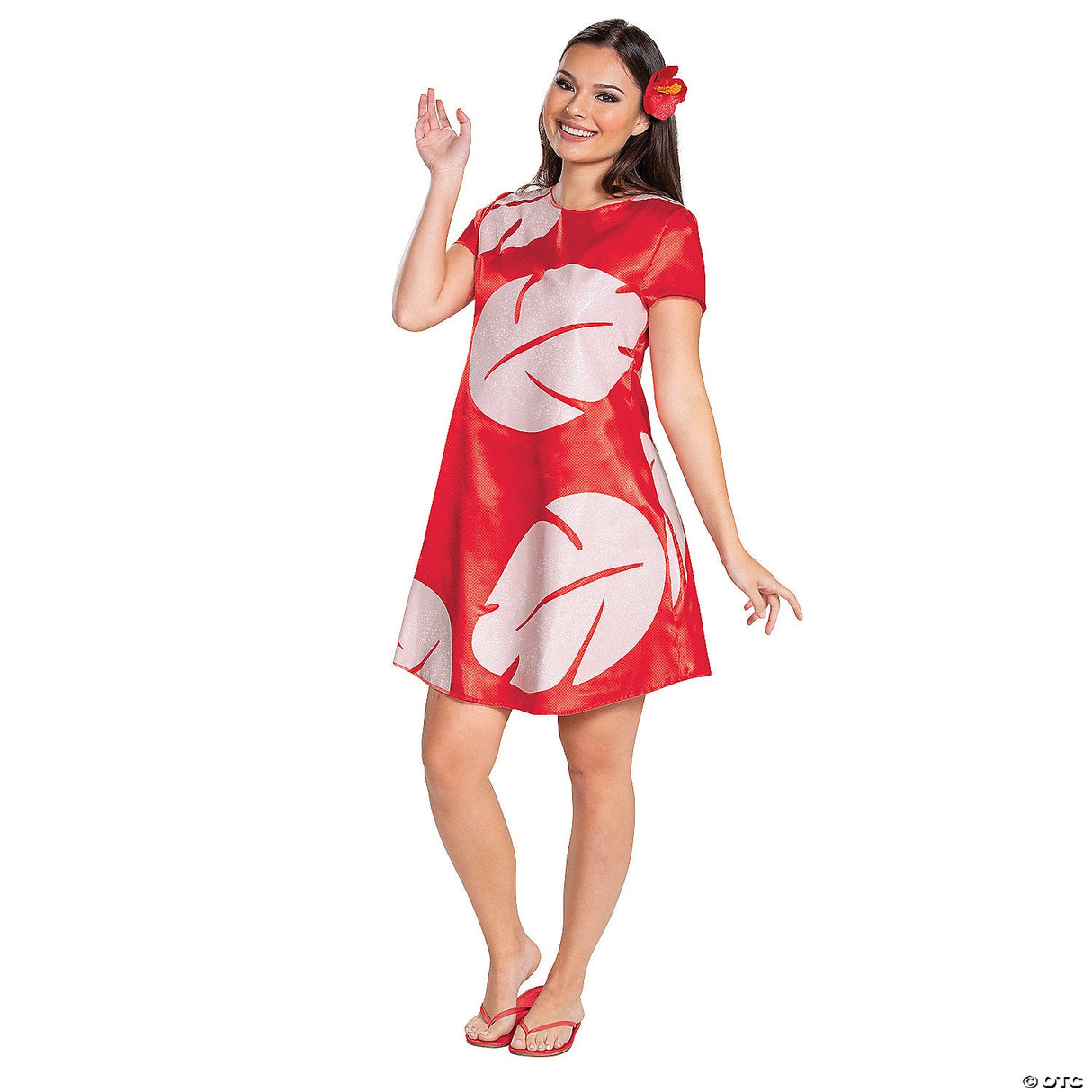 Adult Lilo Deluxe Costume – Lilo & Stitch Disney Cosplay Halloween Outfit 4-6