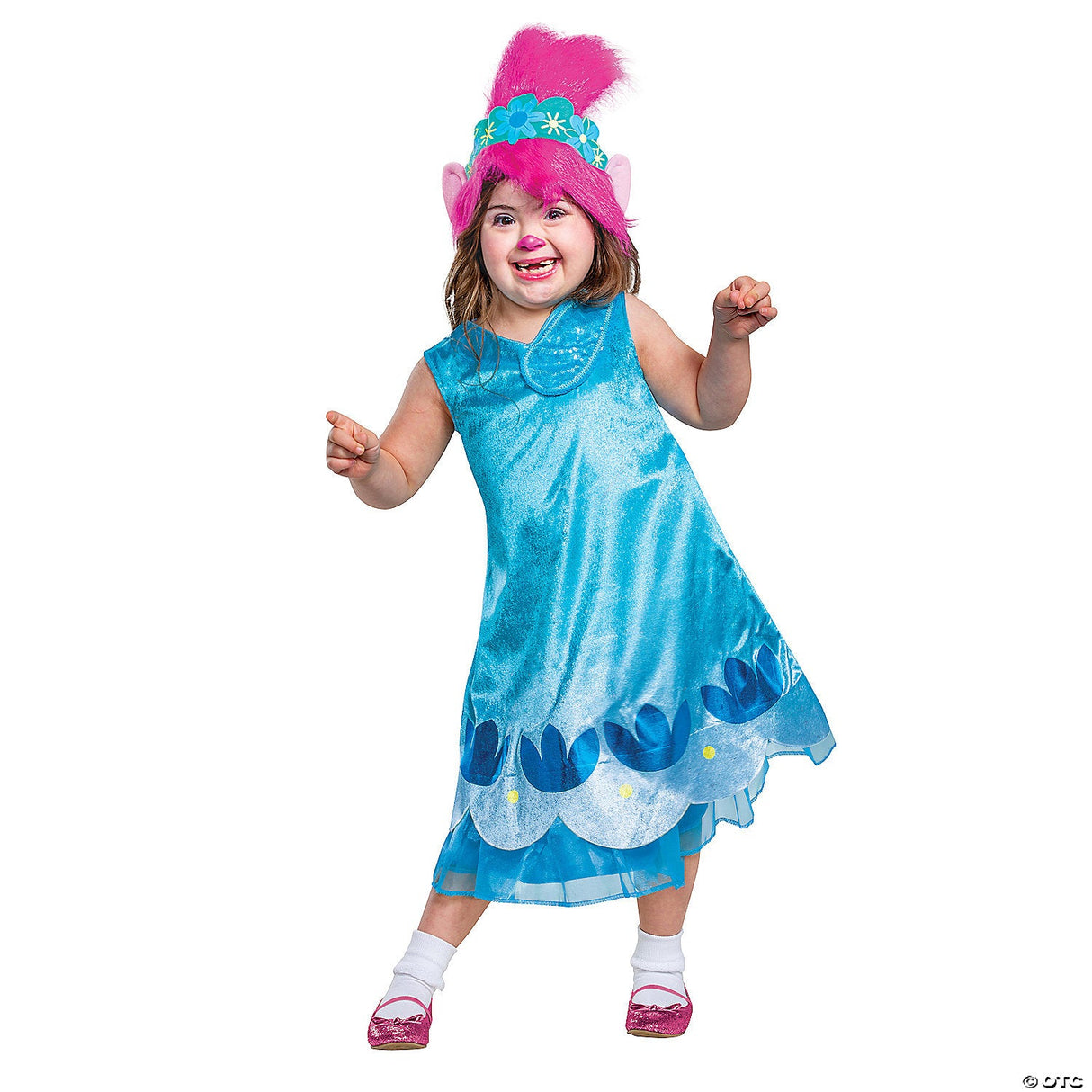 Toddler Trolls Poppy Adaptive Costume - Medium - Toddler Halloween Costume Cospl