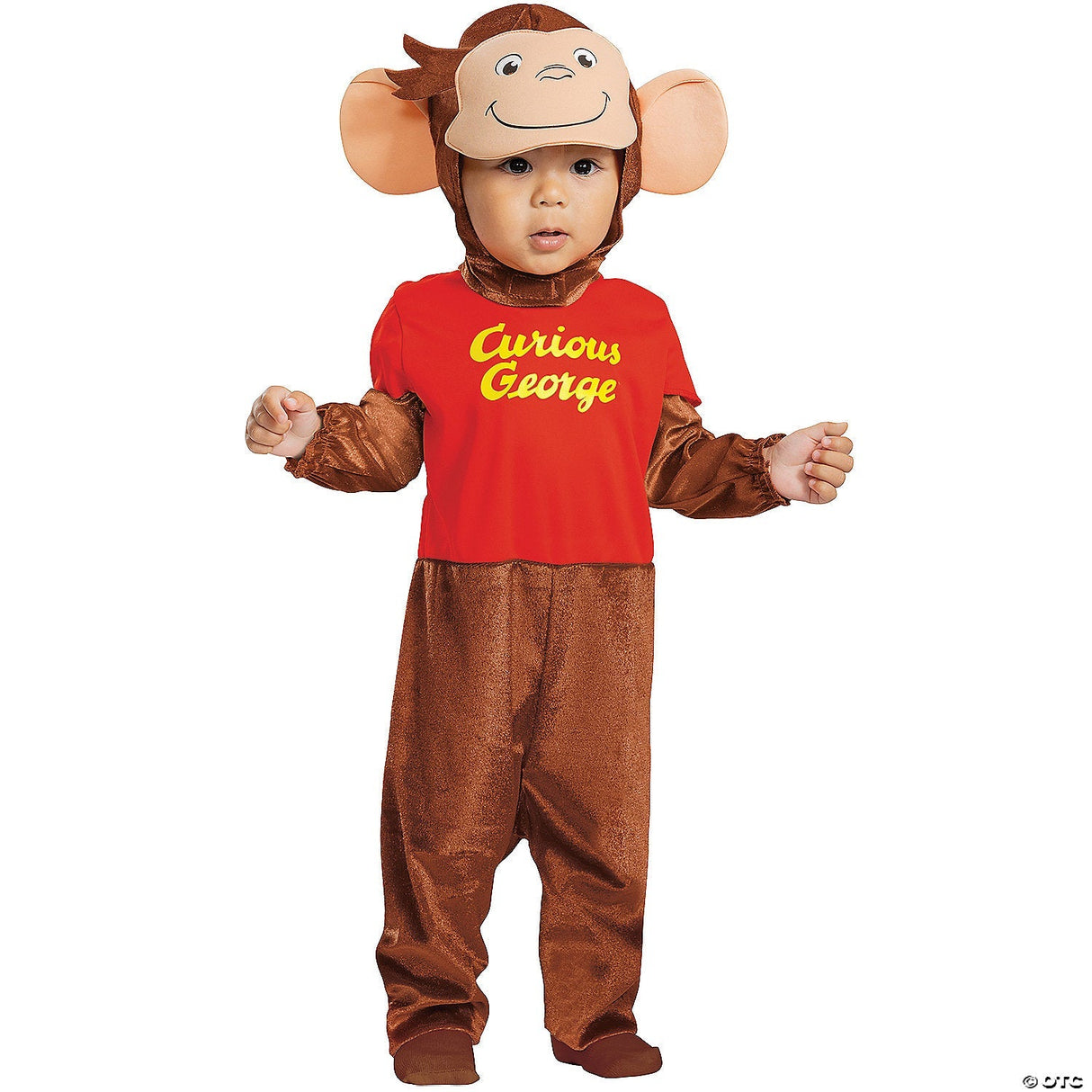 INFANT CURIOUS GEORGE 12-18 MO - Baby Halloween Costume Infant Cosplay Dress Up