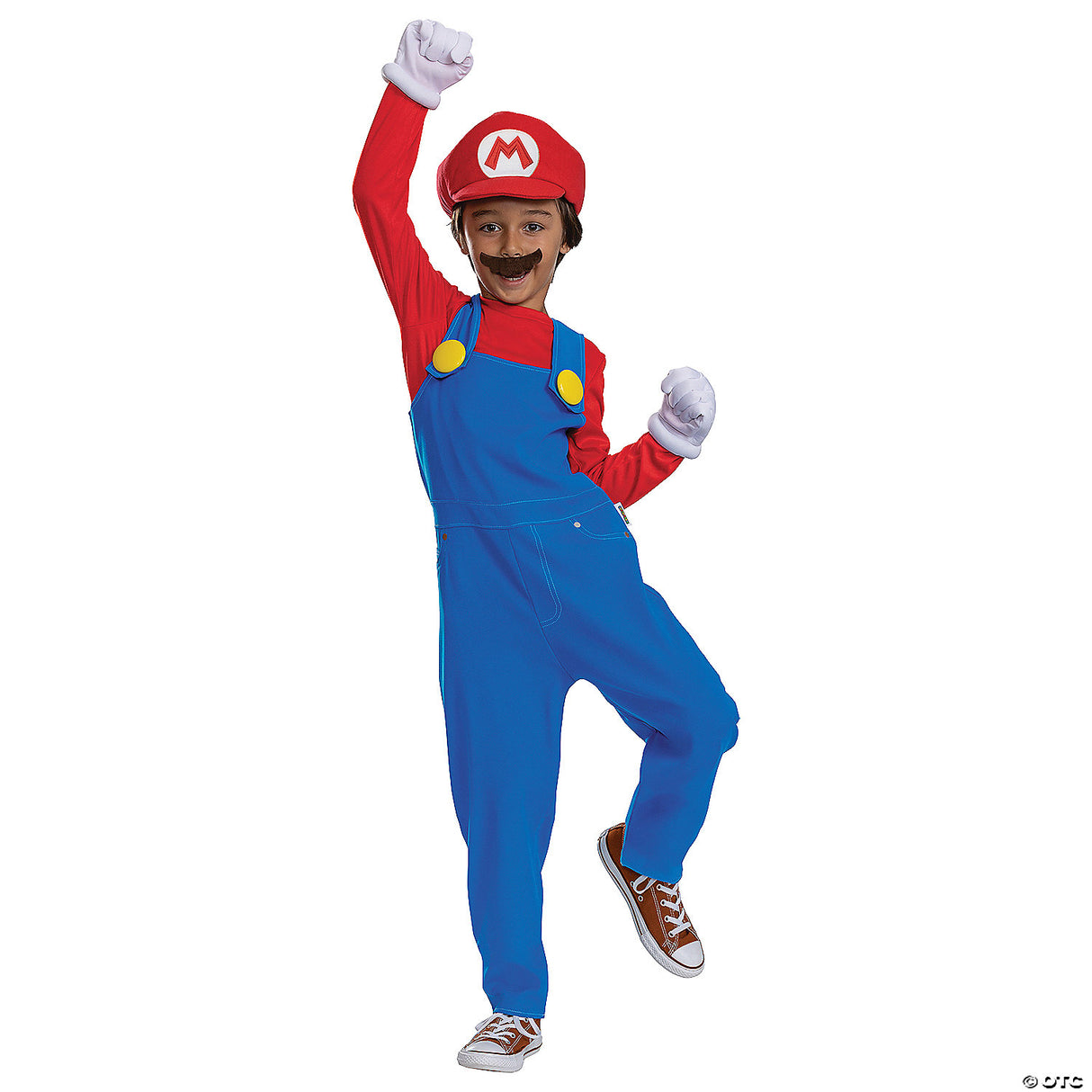 MARIO ELEVATED CHILD S 4-6 - Kids Halloween Costume Cosplay & Party Outfit