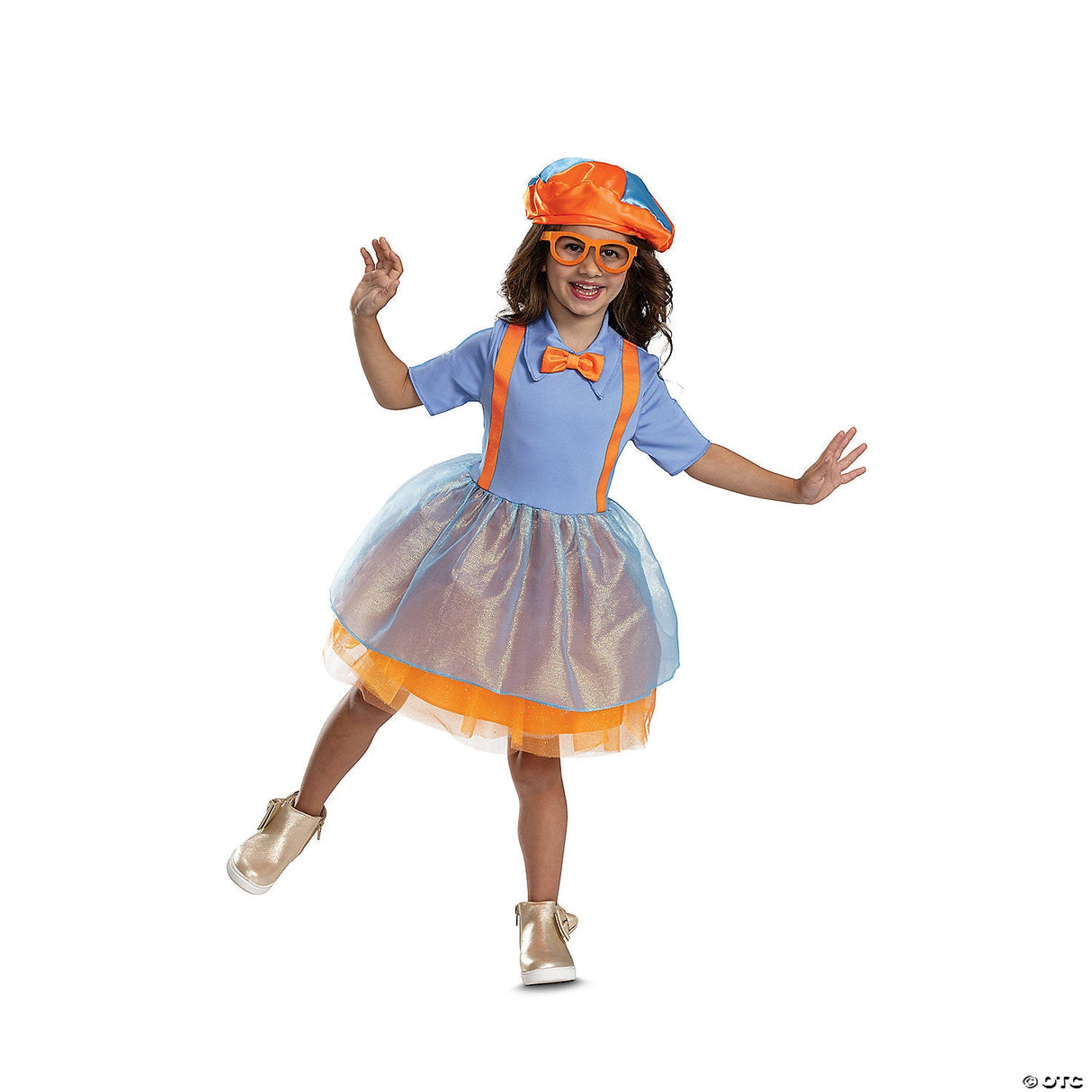 Girl's Toddler Classic Blippi Dress Costume - Large 4-6x Toddler Halloween